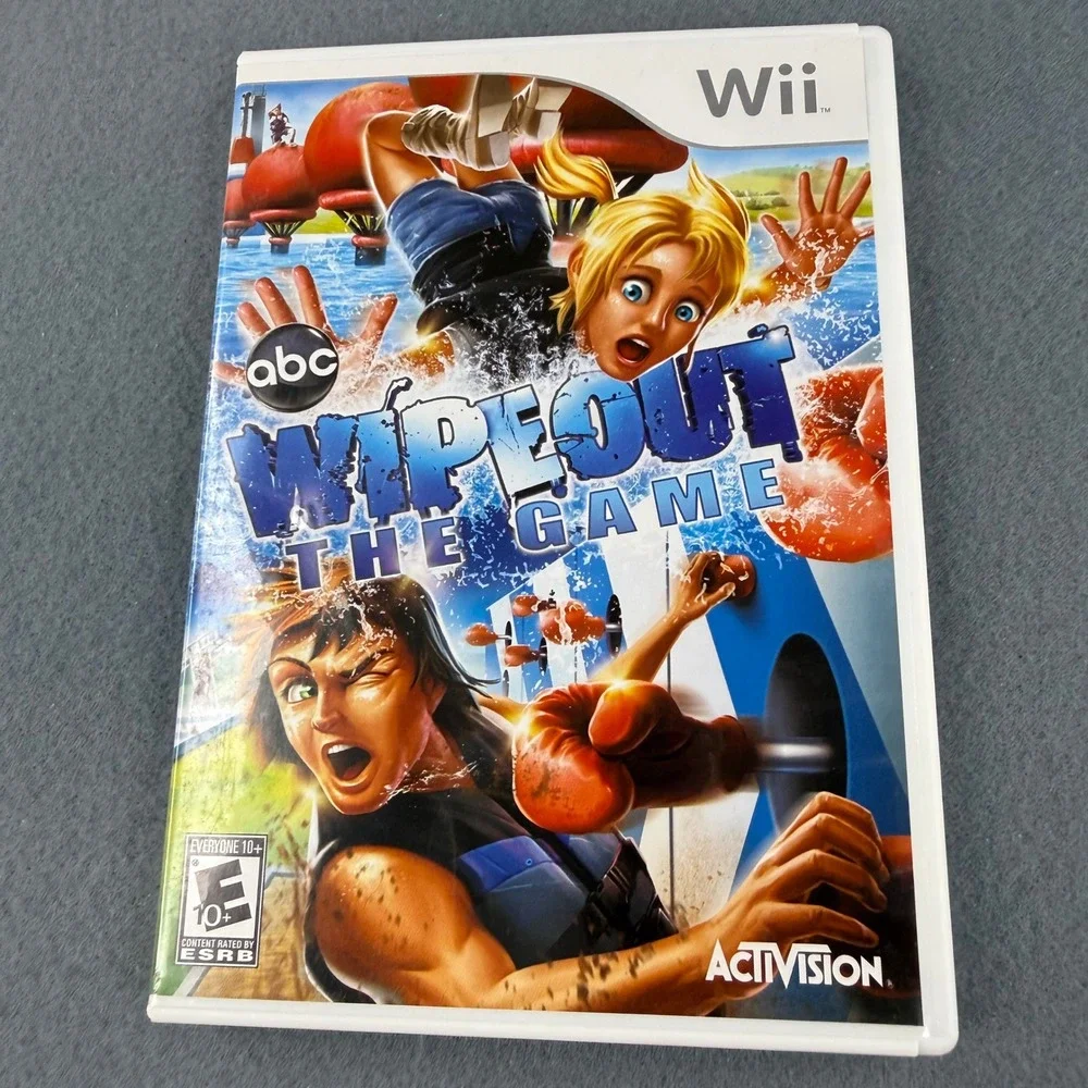 Activision‎ Wipeout The Game Nintendo Wii White Complete CIB ABC TV Series